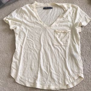 Yellow shirt sleeve top